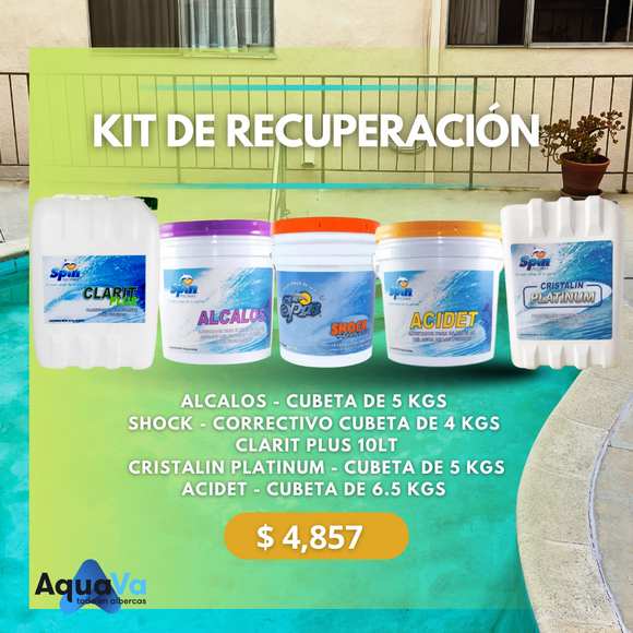 KIT DE RECUPERACIÓN PARA AGUA DE PISCINA- SPIN